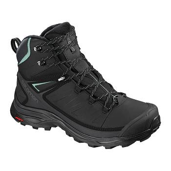 Salomon X ULTRA MID Zimné CS WP W - Cierne Zimne Topanky Damske, SALO208